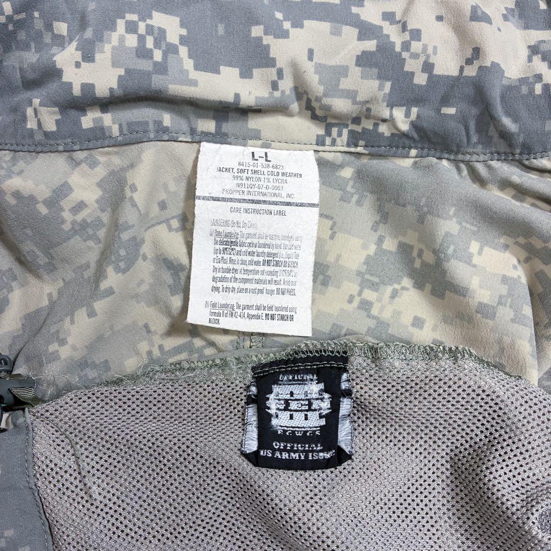 米軍 ECWCS LEVEL5 ソフトシェル ジャケット L-L パーカー