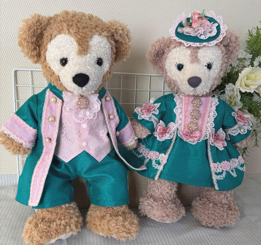 GRダッフィー シェリーメイペアコスチューム（ハンドメイドぬいぐるみ服）