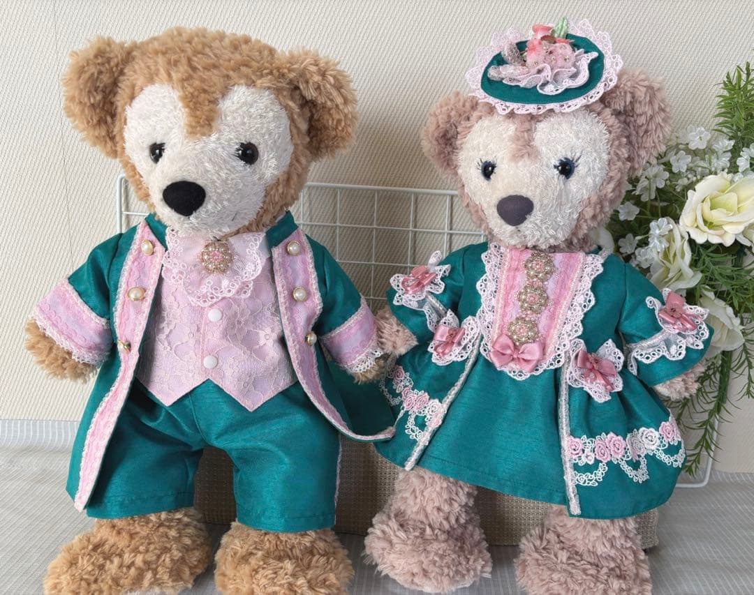 GRダッフィー シェリーメイペアコスチューム（ハンドメイドぬいぐるみ服）