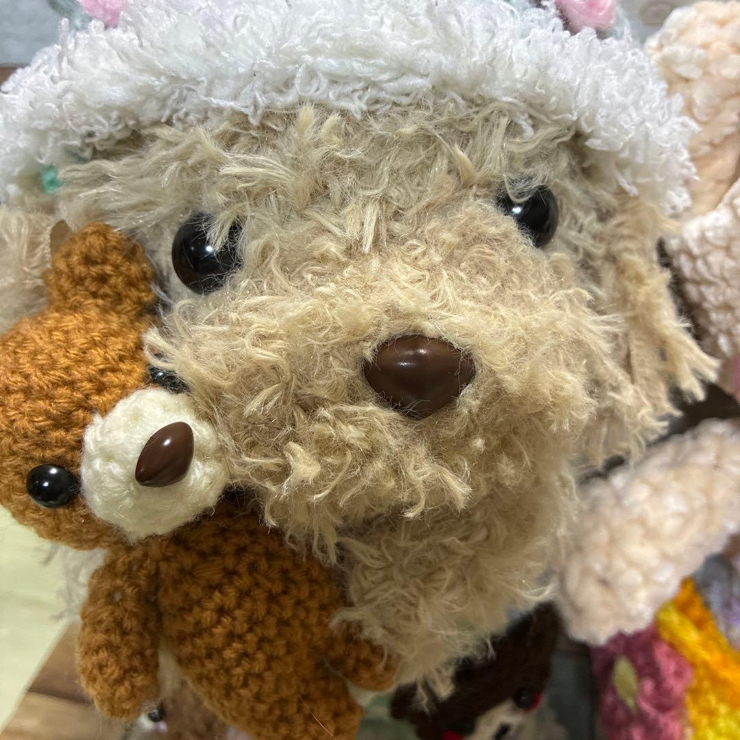 Pon.Pon　モコモコ毛糸のウサギさんあみぐるみ他