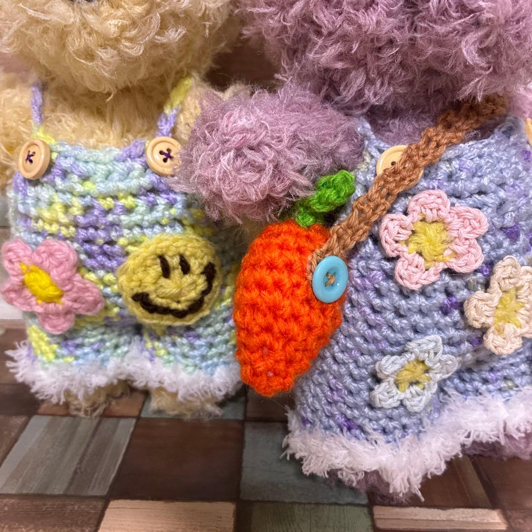 Pon.Pon　モコモコ毛糸のウサギさんあみぐるみ他