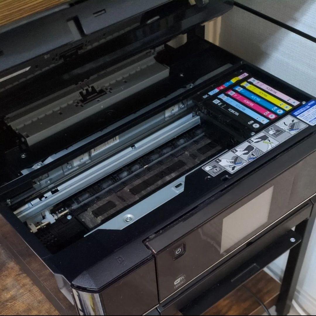 【商品説明要確認】ジャンク　縦線あり　EPSON　プリンター　EP-805A