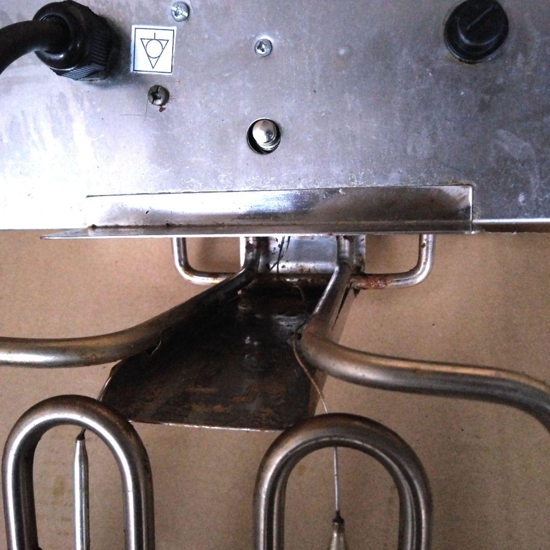 【中古】業務用 電気フライヤー 6L 二槽式