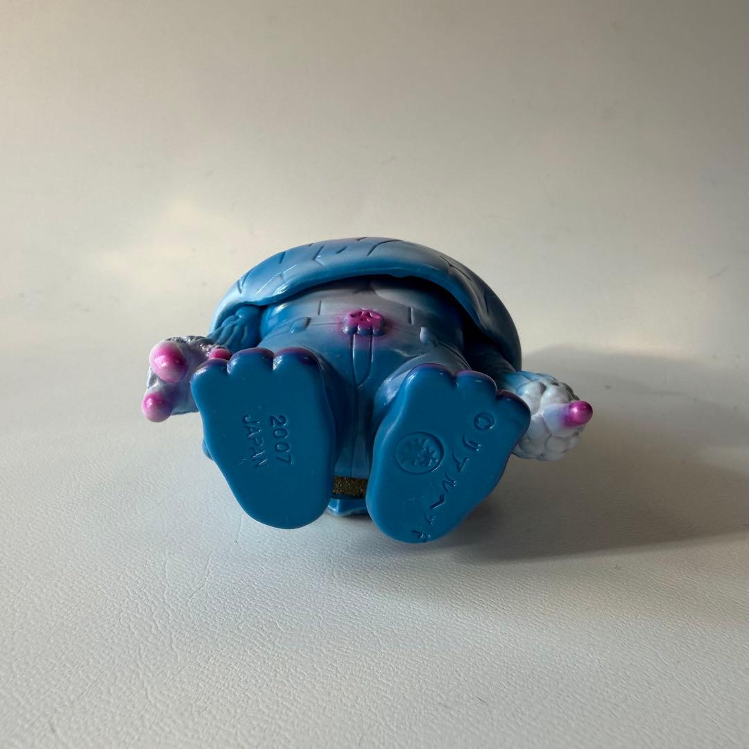 リアルヘッド　ミュータントビガロ　ミニ　ソフビ　フィギュア　青