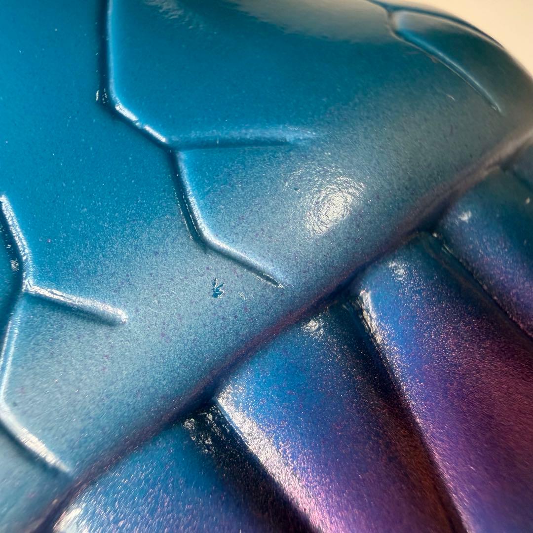 リアルヘッド　ミュータントビガロ　ミニ　ソフビ　フィギュア　青