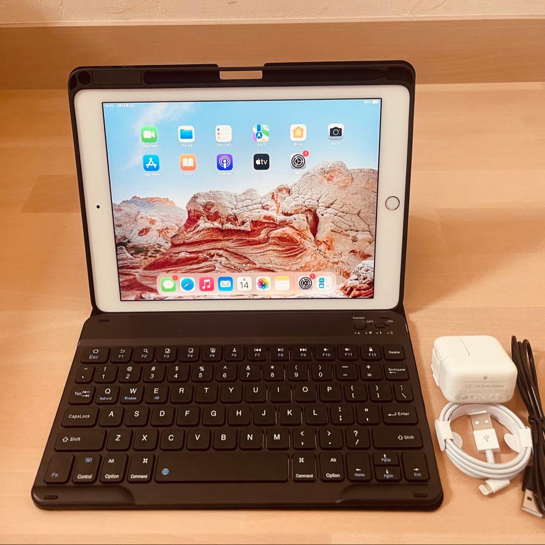 【美品】Apple iPad Air2 Wi-Fi Cellular 16GB