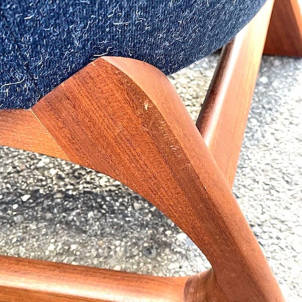 フレドリックカイザー　ラウンジチェア　１Pソファ　ノルウェー　北欧ビンテージ