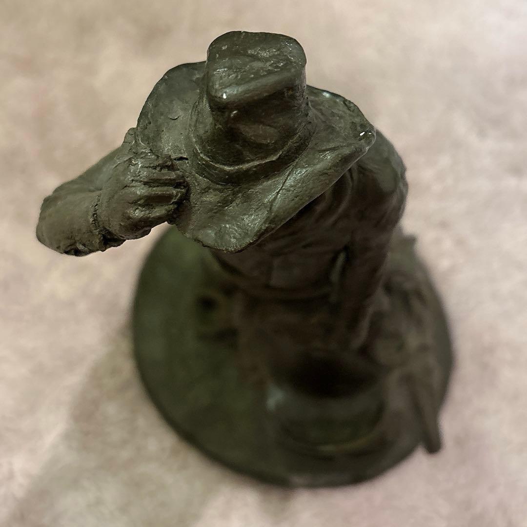 彫刻家 マイケルガーマン氏作 アンティーク彫刻　アメリカン　アート作品　西部マン