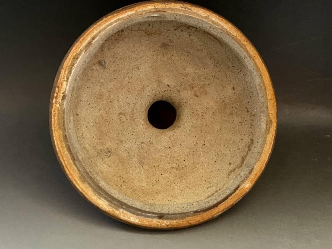 壷■コレクター収集品 磁州窯(宋)双竜紋 雲龍 微塵 蓋物 古玩 唐物 中国骨董