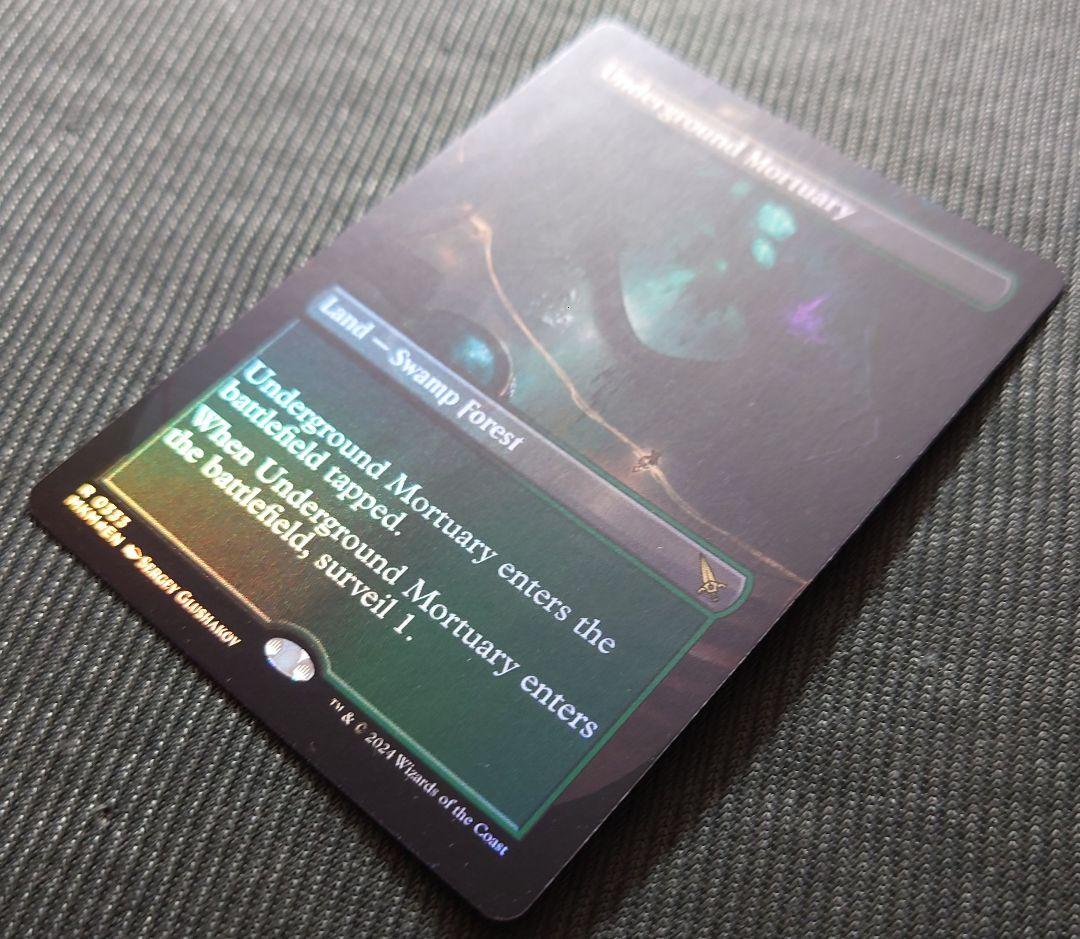 mtg 稀少個体 地底の遺体安置所 ボーダーレス FOIL 英語版 mkm