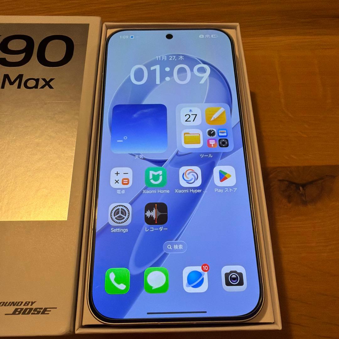 金*欠様 美品 REDMI K90 pro max 中国版 デニムブルー