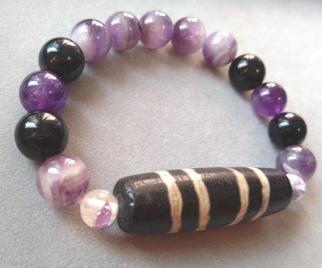 【線天珠ブレスレット】愛情・運気好転・厄除け・ヒーリング