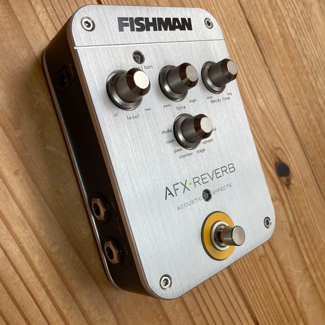ソロ、フィンガースタイルに抜群にフィット　FISHMAN AFX-REVERB