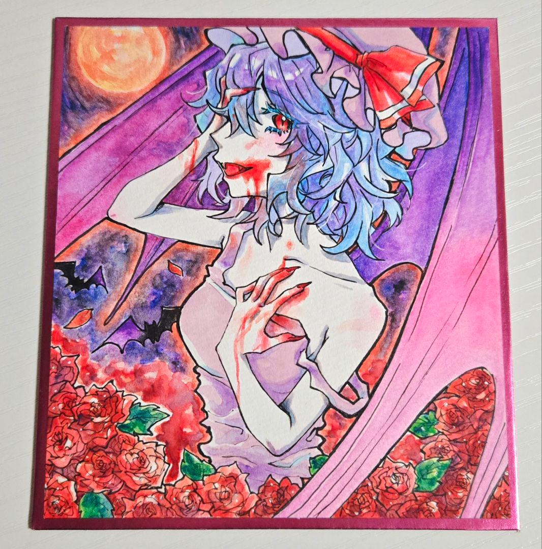 手描きイラスト 東方Project オリジナル レミリア・スカーレット