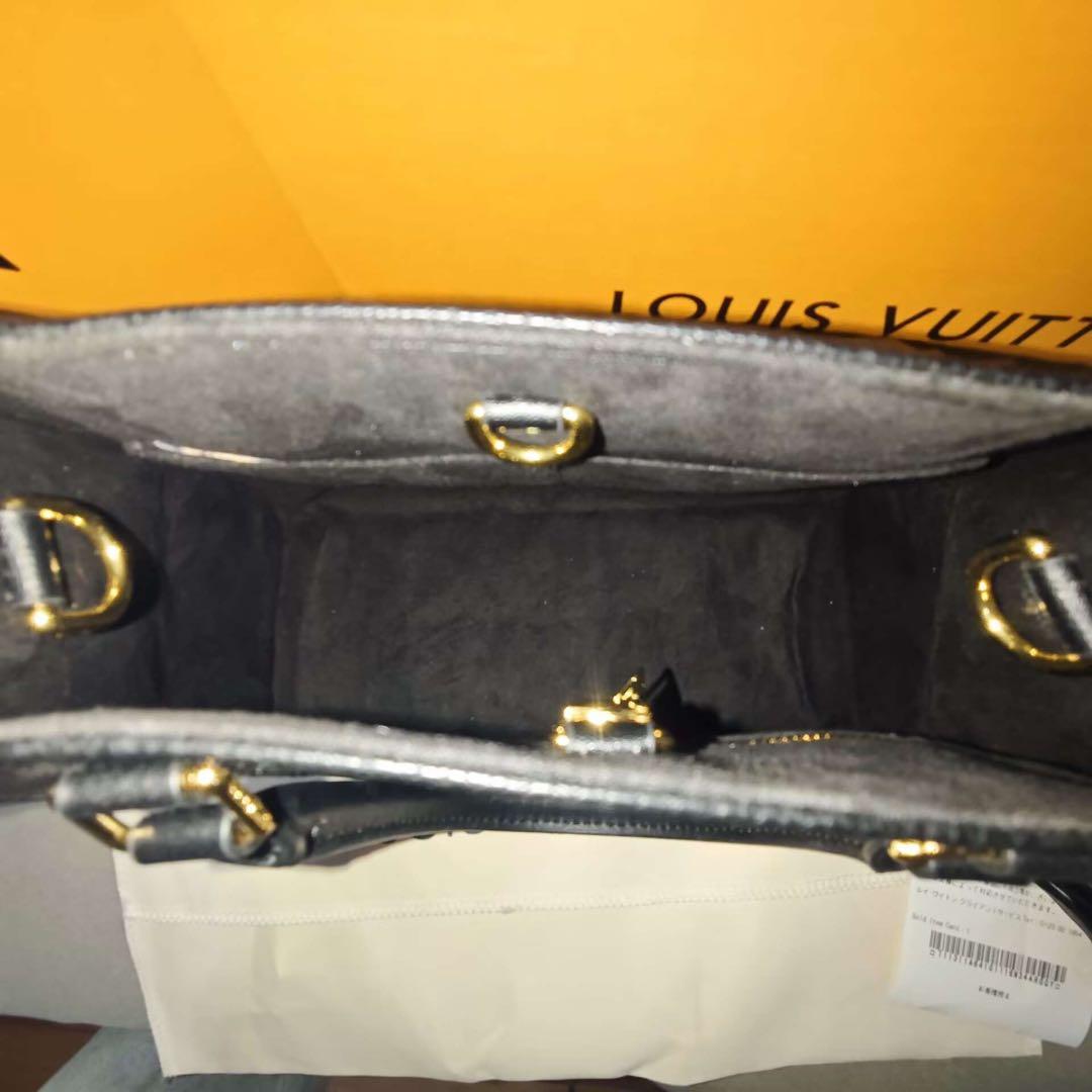 黒 レザートートバッグ