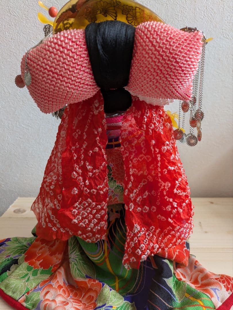 Yoshi　創作人形　古布　ぶす姫風　花魁