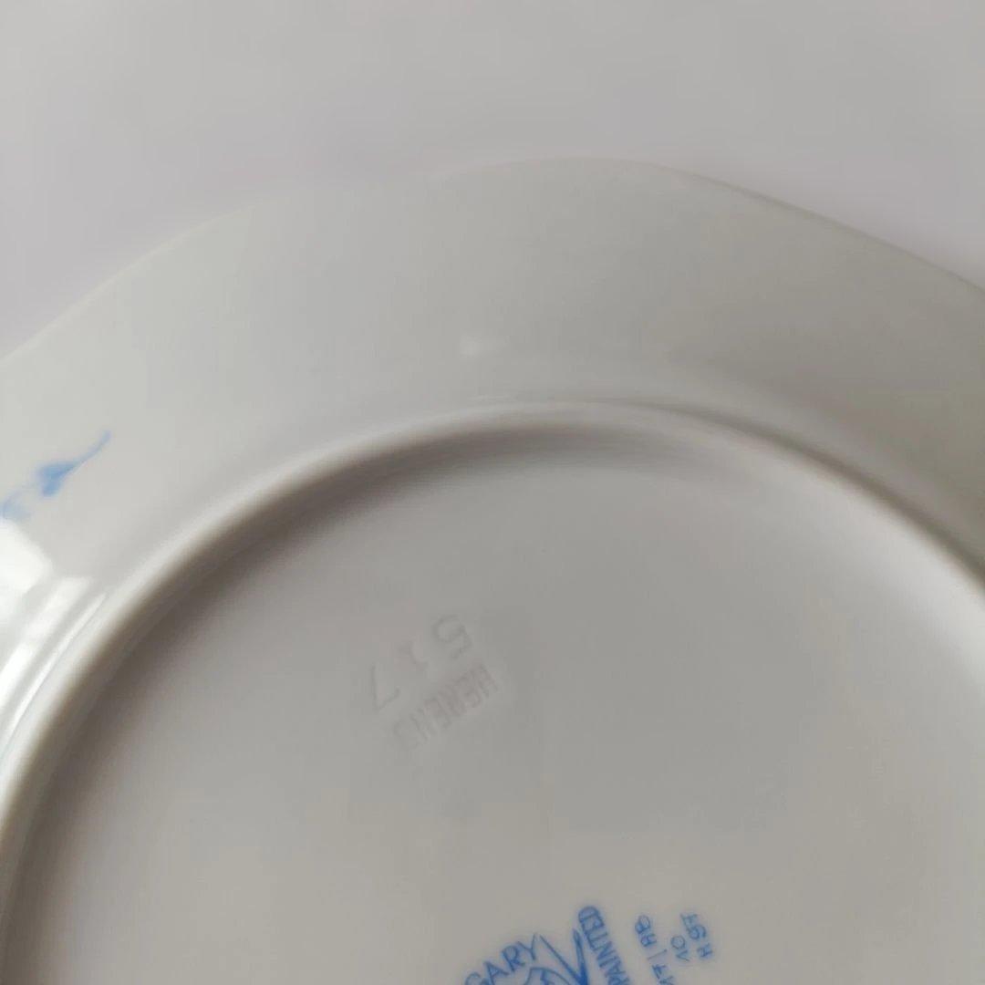 【未使用】ヘレンド アポニー プレート 19 ブルー