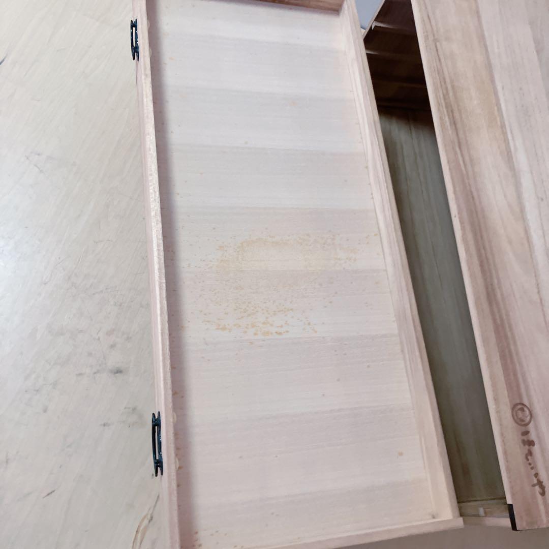 桐箪笥　桐タンス　5段　着物たんす　和装　収納　幅98×高さ45×奥行き43cm