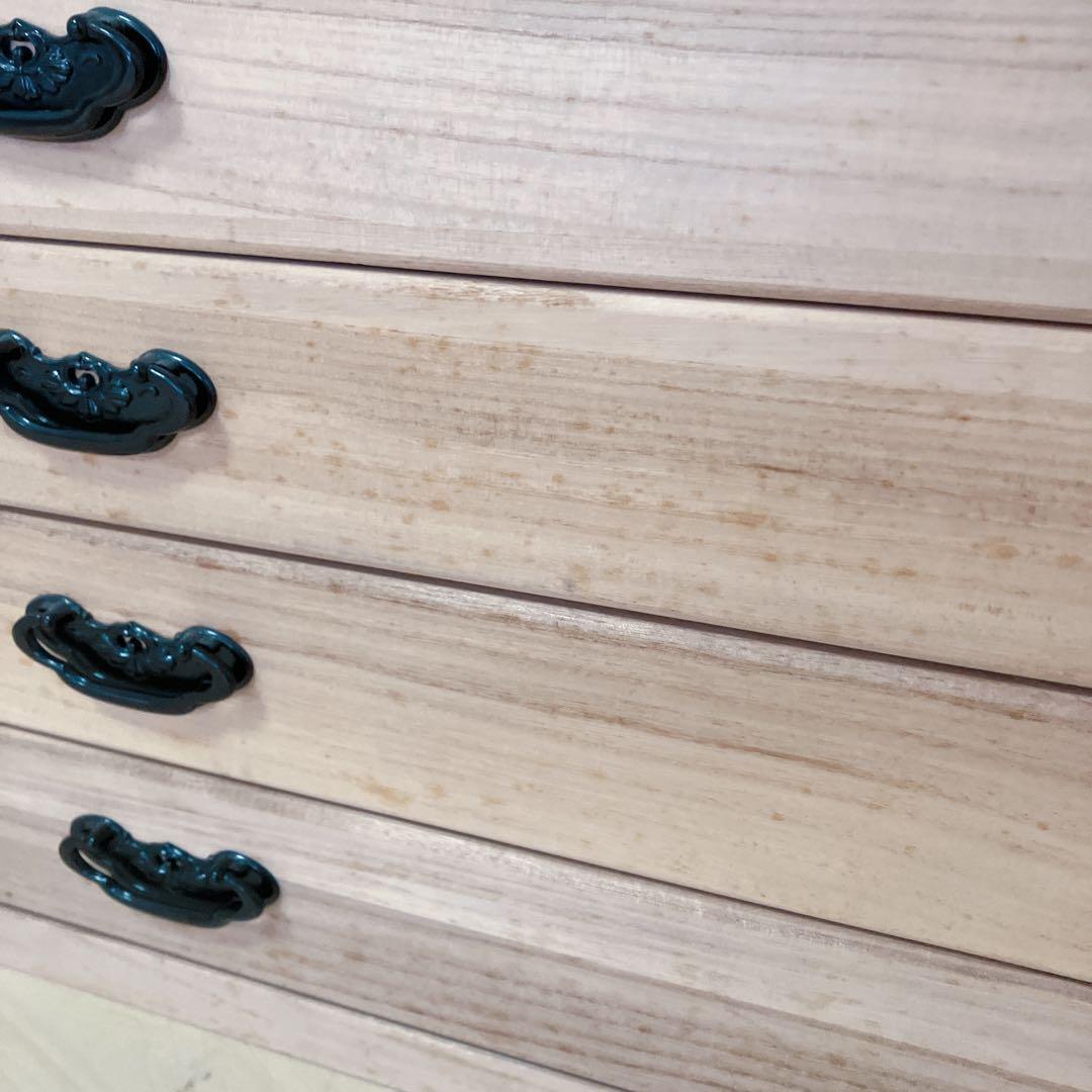 桐箪笥　桐タンス　5段　着物たんす　和装　収納　幅98×高さ45×奥行き43cm