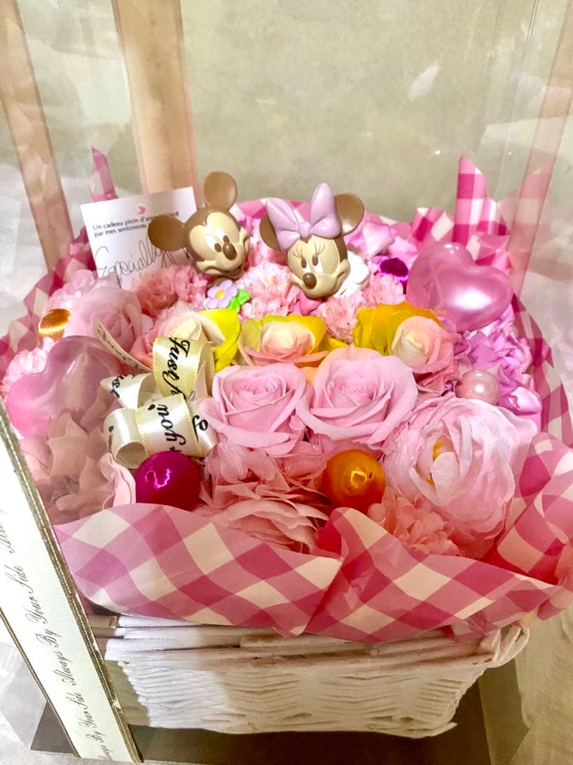 ディズニー　プリザーブドフラワー