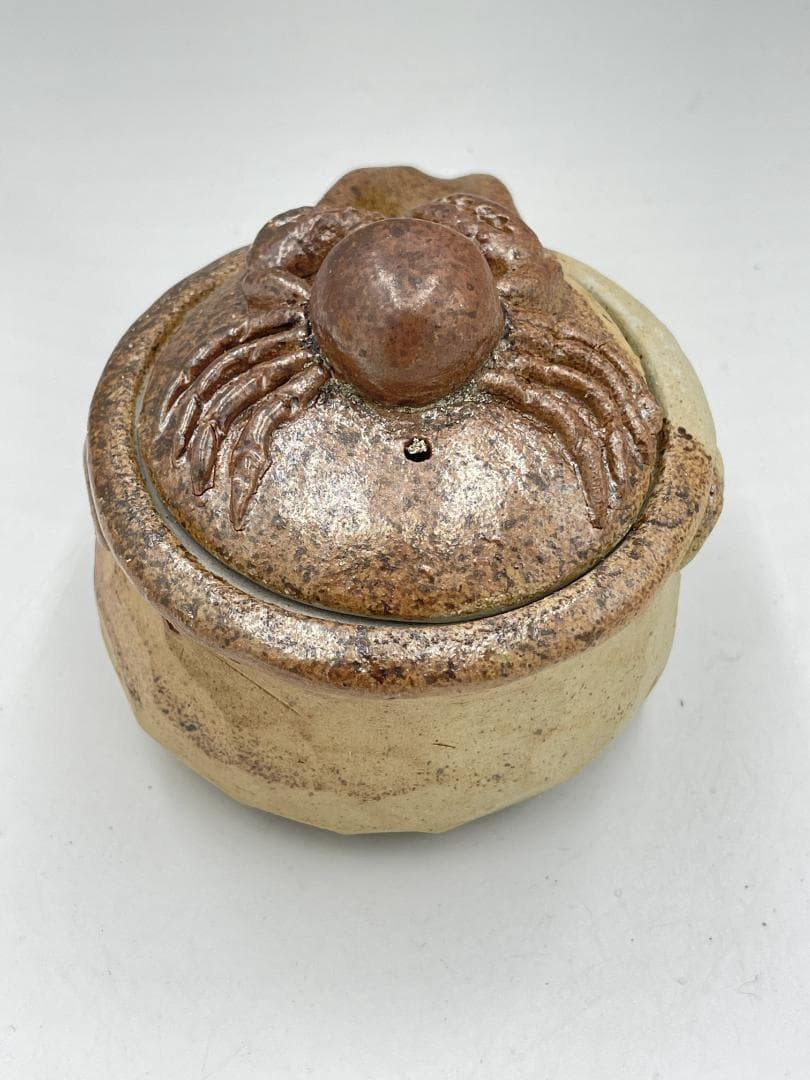 備前焼　カニ形状の急須　宝瓶(KH-024)