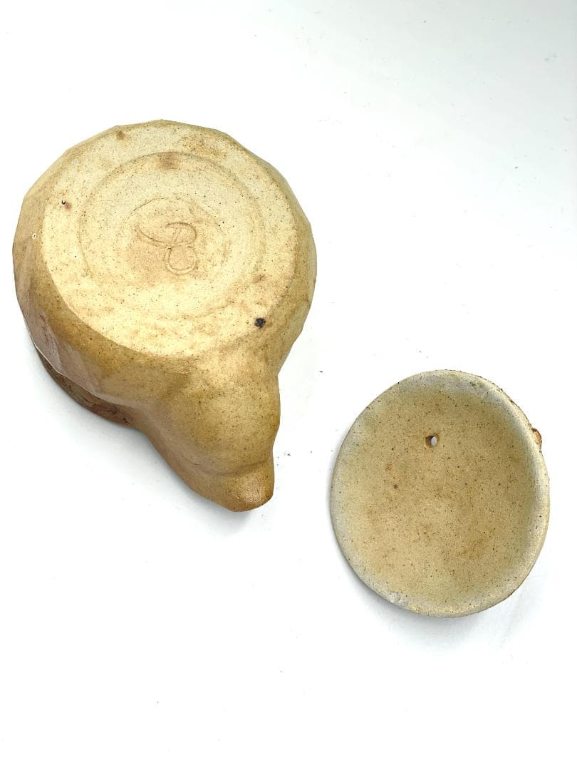 備前焼　カニ形状の急須　宝瓶(KH-024)