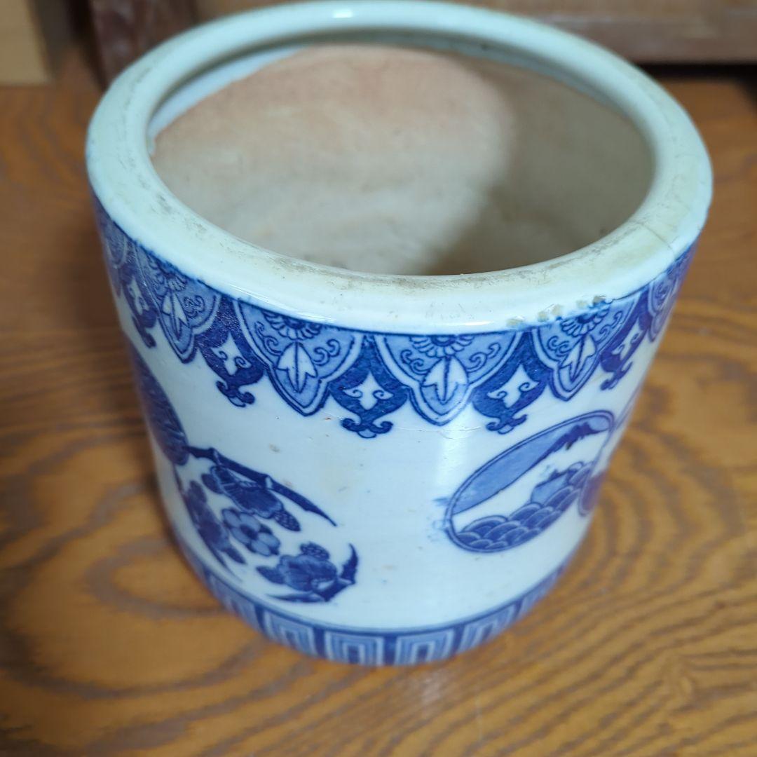 骨董品、明治、大正　火鉢　メダカ鉢