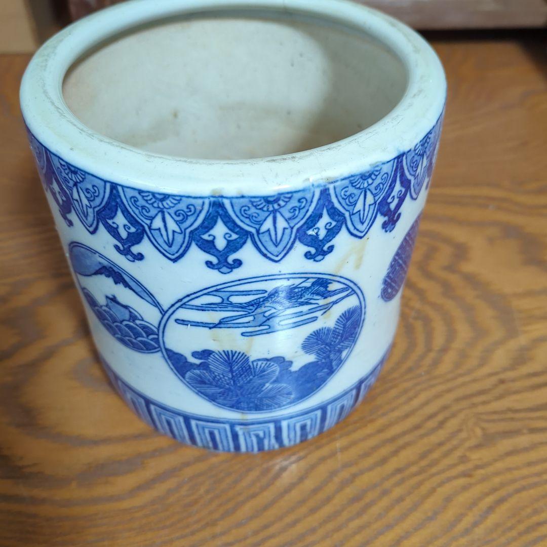 骨董品、明治、大正　火鉢　メダカ鉢