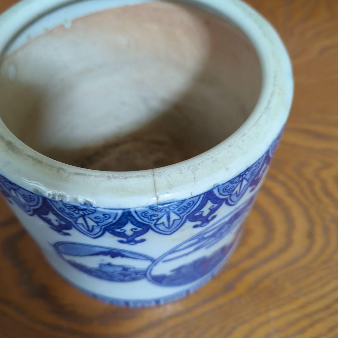 骨董品、明治、大正　火鉢　メダカ鉢