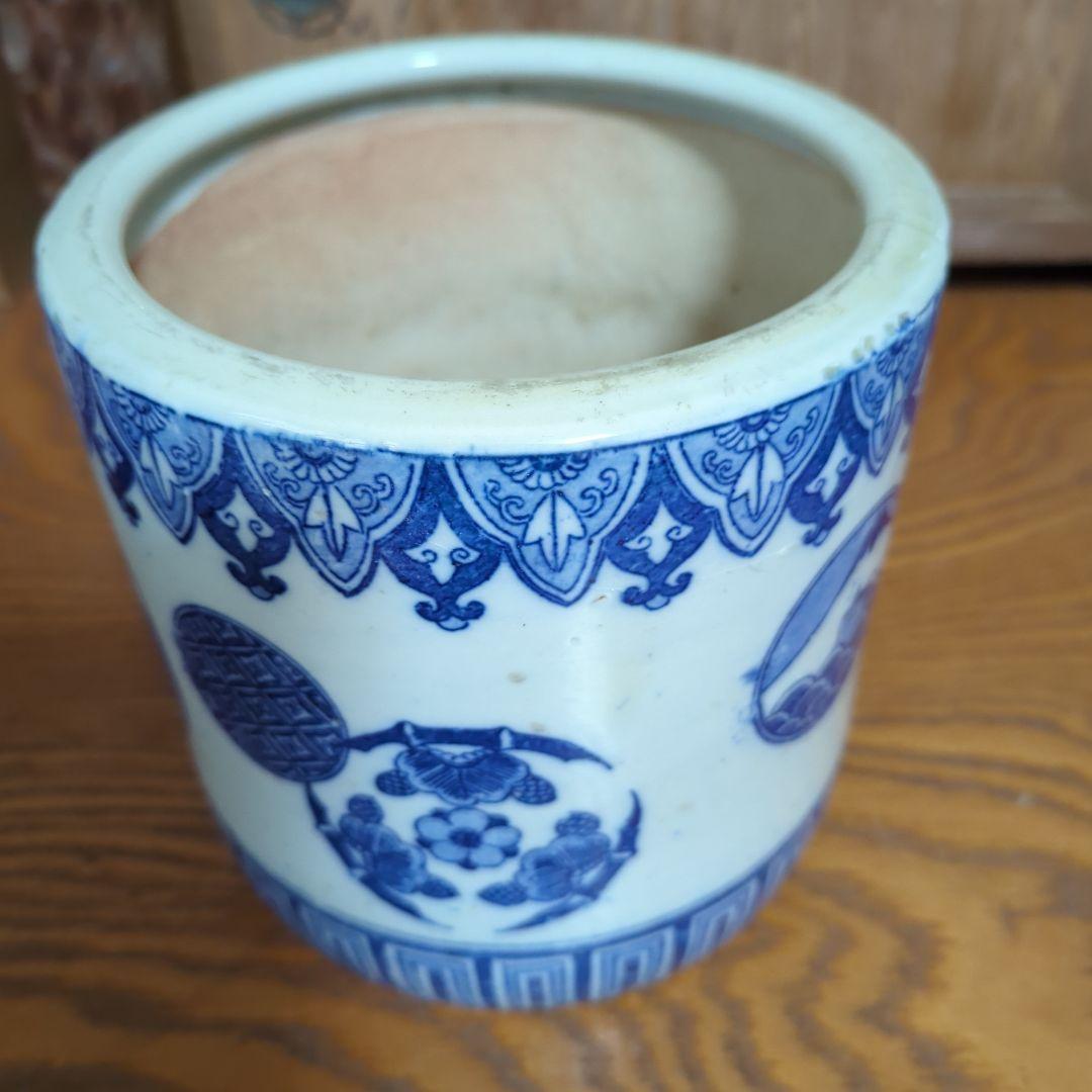 骨董品、明治、大正　火鉢　メダカ鉢