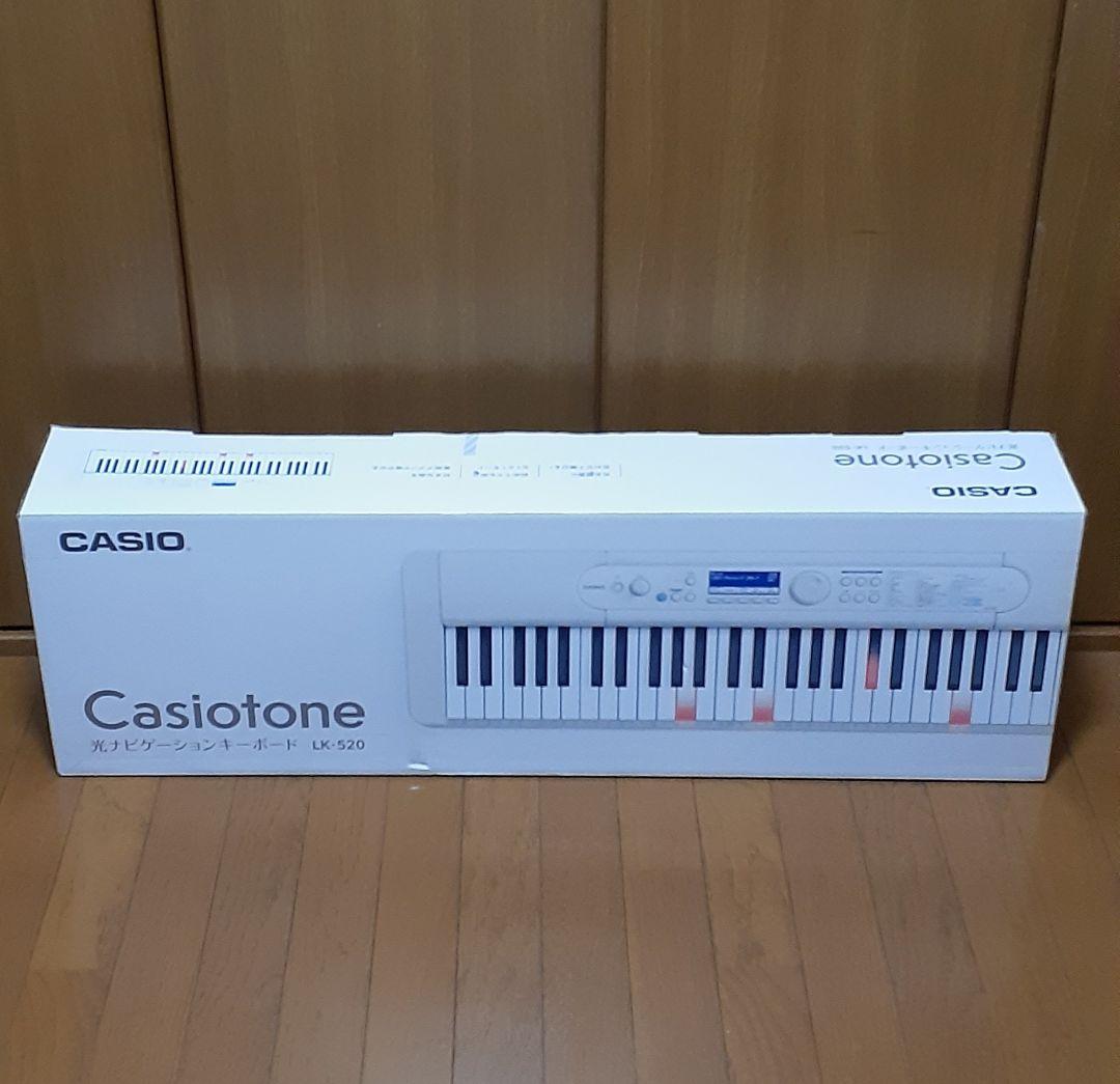 中古 CASIO Casiotone LK-520 光ナビゲーションキーボード