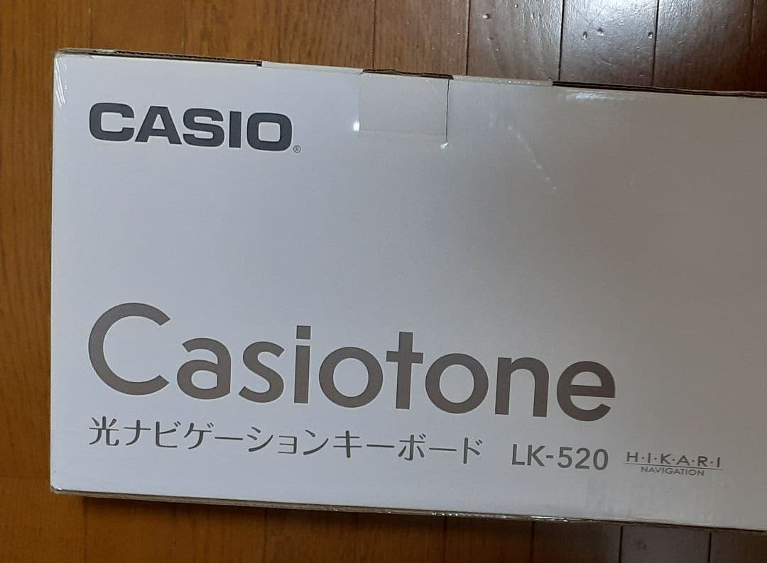 中古 CASIO Casiotone LK-520 光ナビゲーションキーボード