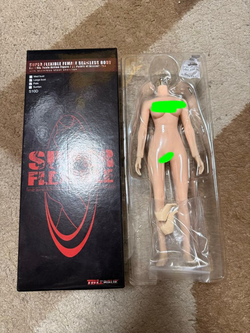 TBLeague 1/6 シームレス女性素体 S10D（ペール／ラージバスト）