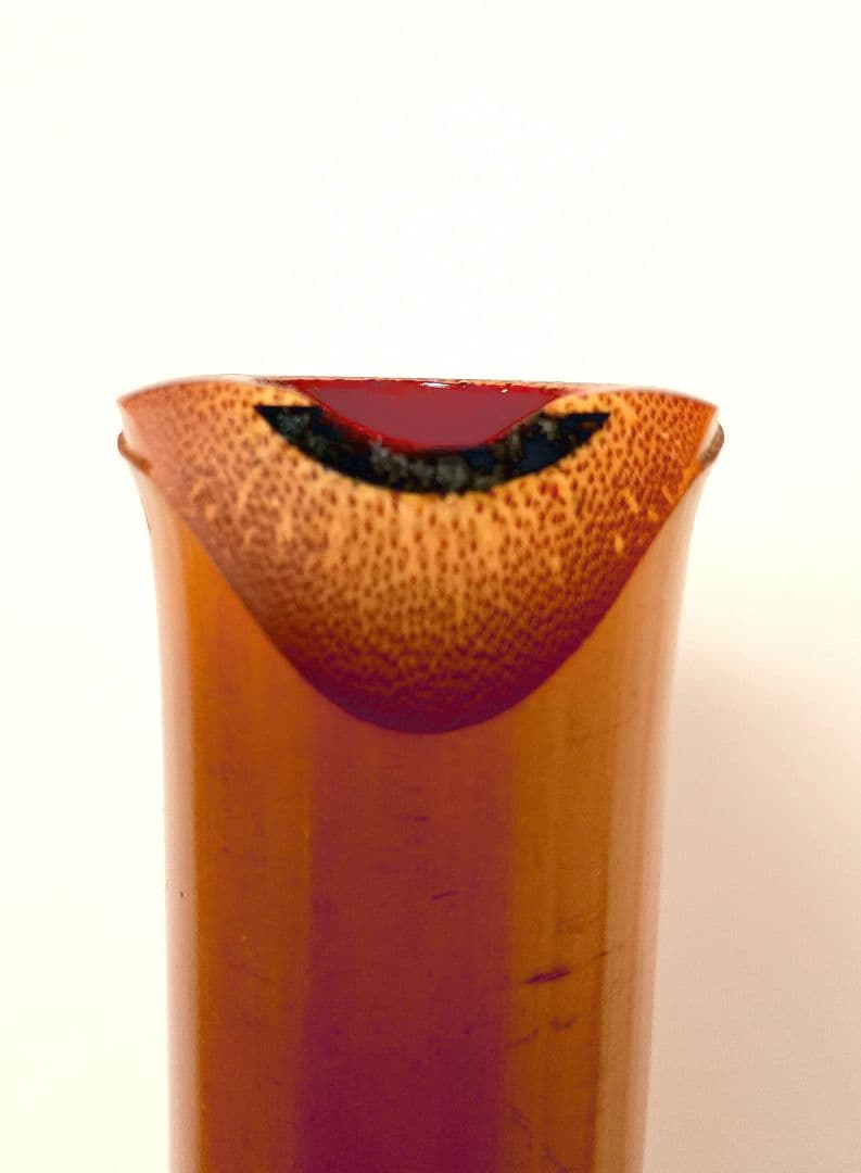 雪舟銘の二尺一寸管の尺八です☆最高級ベタ銀巻き管！