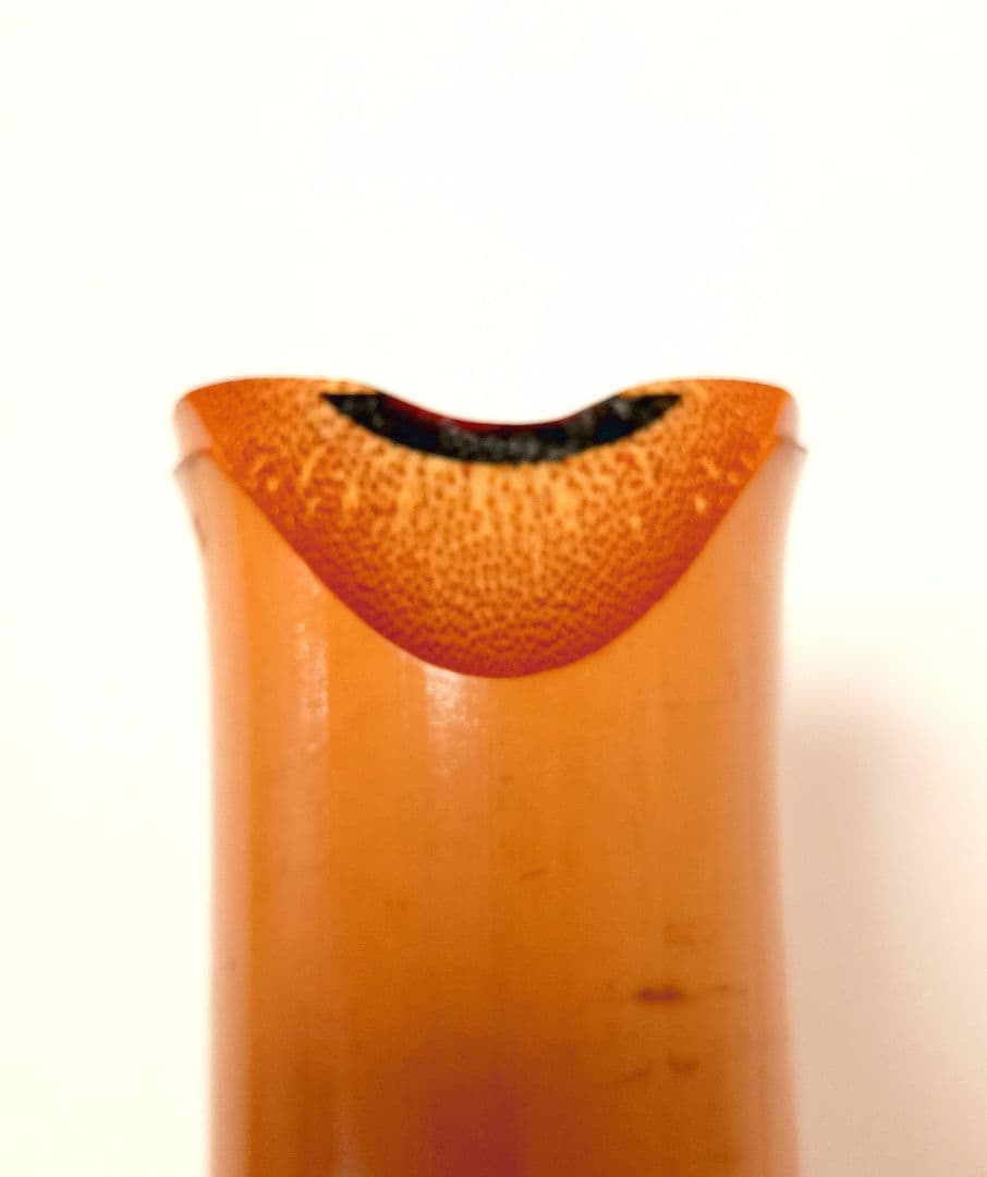 雪舟銘の二尺一寸管の尺八です☆最高級ベタ銀巻き管！