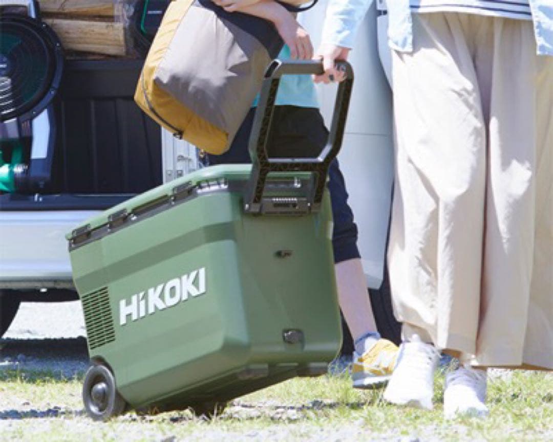 コードレス冷温庫 UL18DB(WMG) フォレストグリーン バッテリー２個！