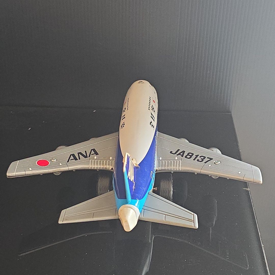全日空　ジャンボジェット　747　ANA　日本製　ブリキ　ビンテージ　飛行機
