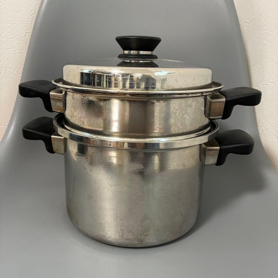 AmwayQueen アムウェイクィーン 4L シチューパンセット　両手鍋