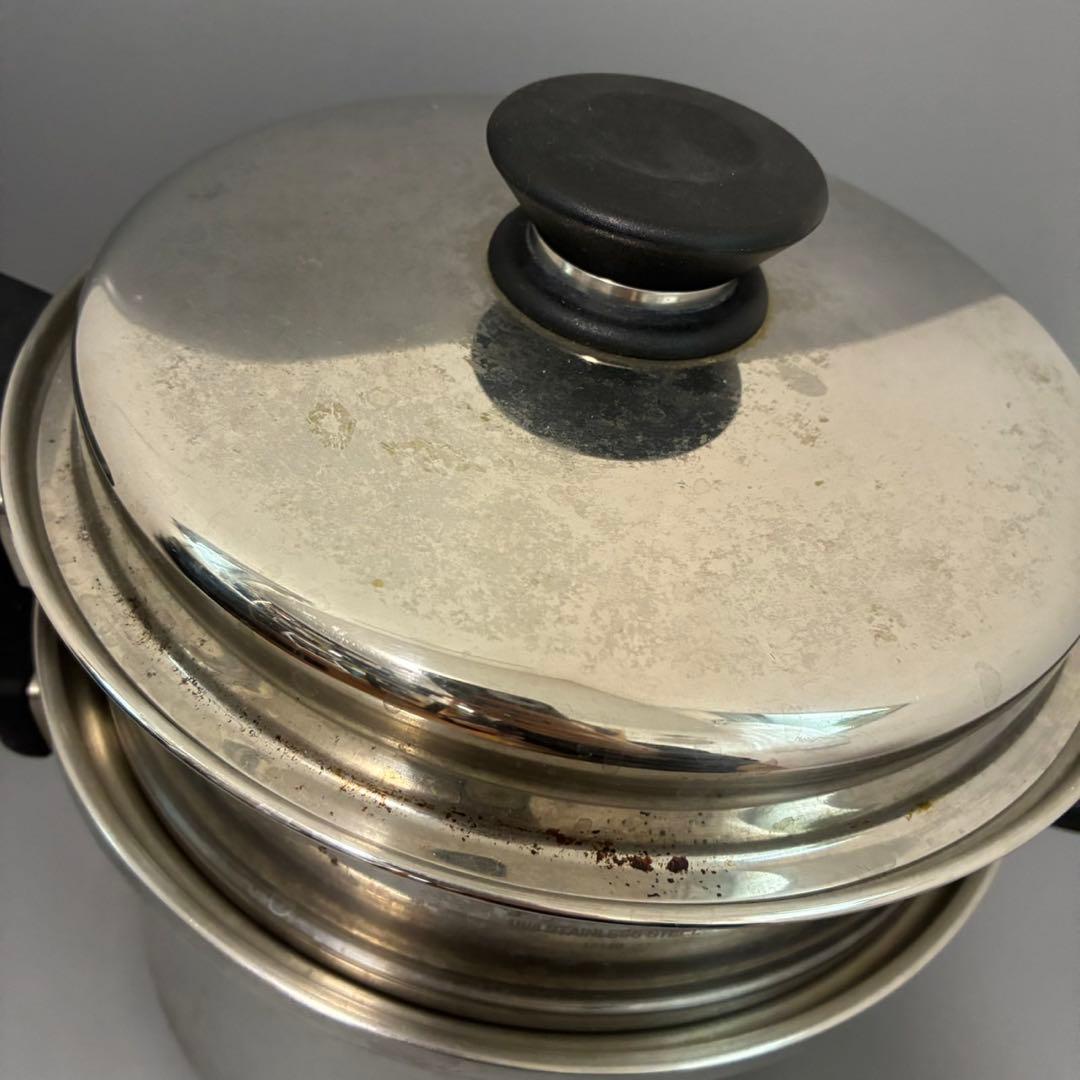 AmwayQueen アムウェイクィーン 4L シチューパンセット　両手鍋