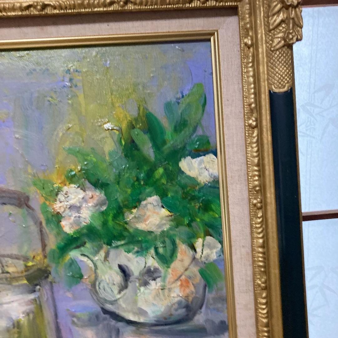 作者Hiroko.M サイズ8号師松本俊郎師　キャンバスのみ