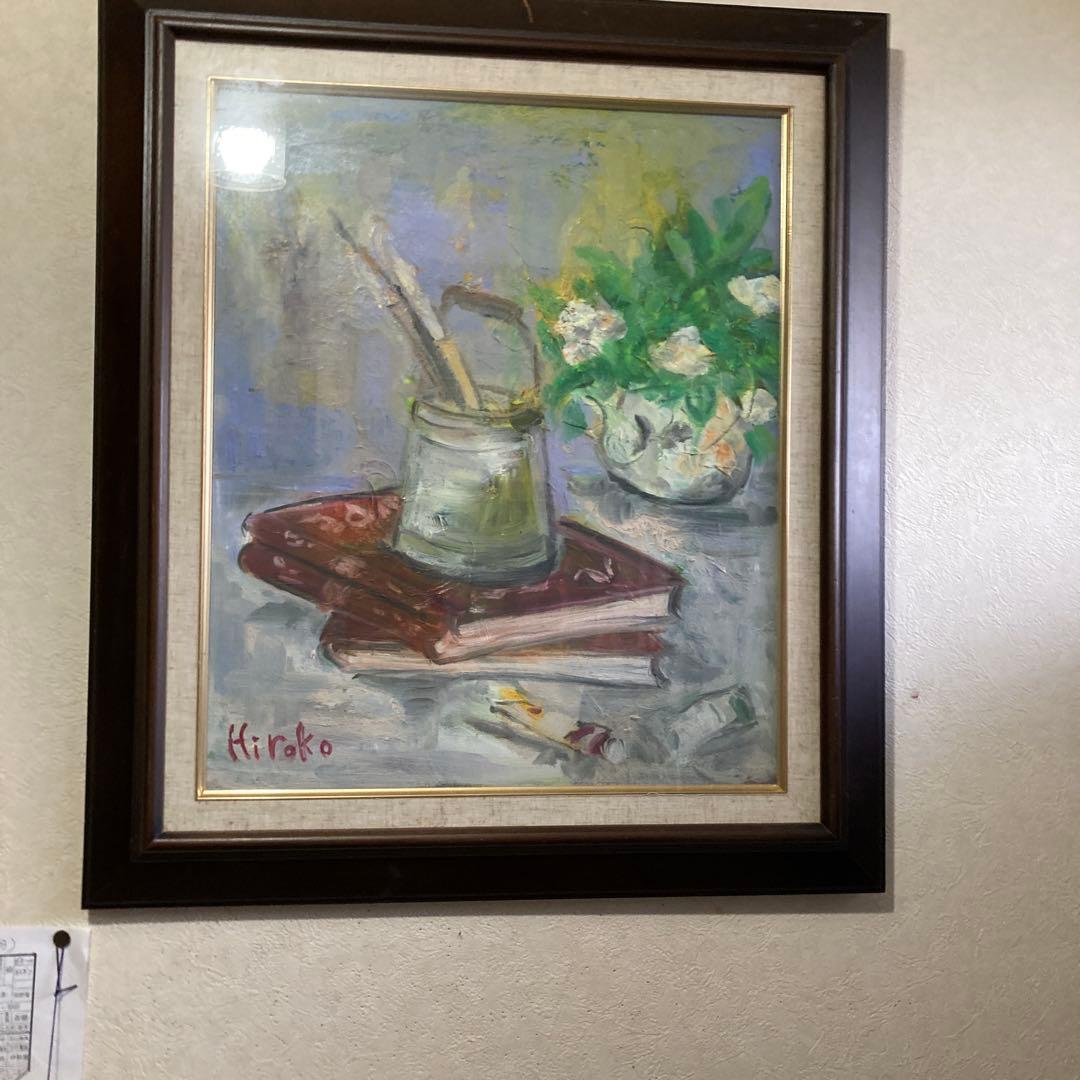 作者Hiroko.M サイズ8号師松本俊郎師　キャンバスのみ