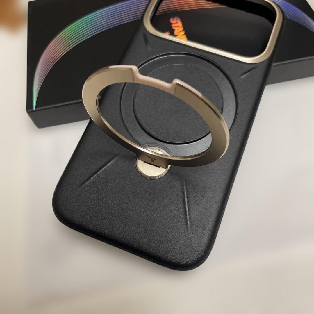 TORRAS iPhone 17Proケース 新感覚レザー 360°定点回転