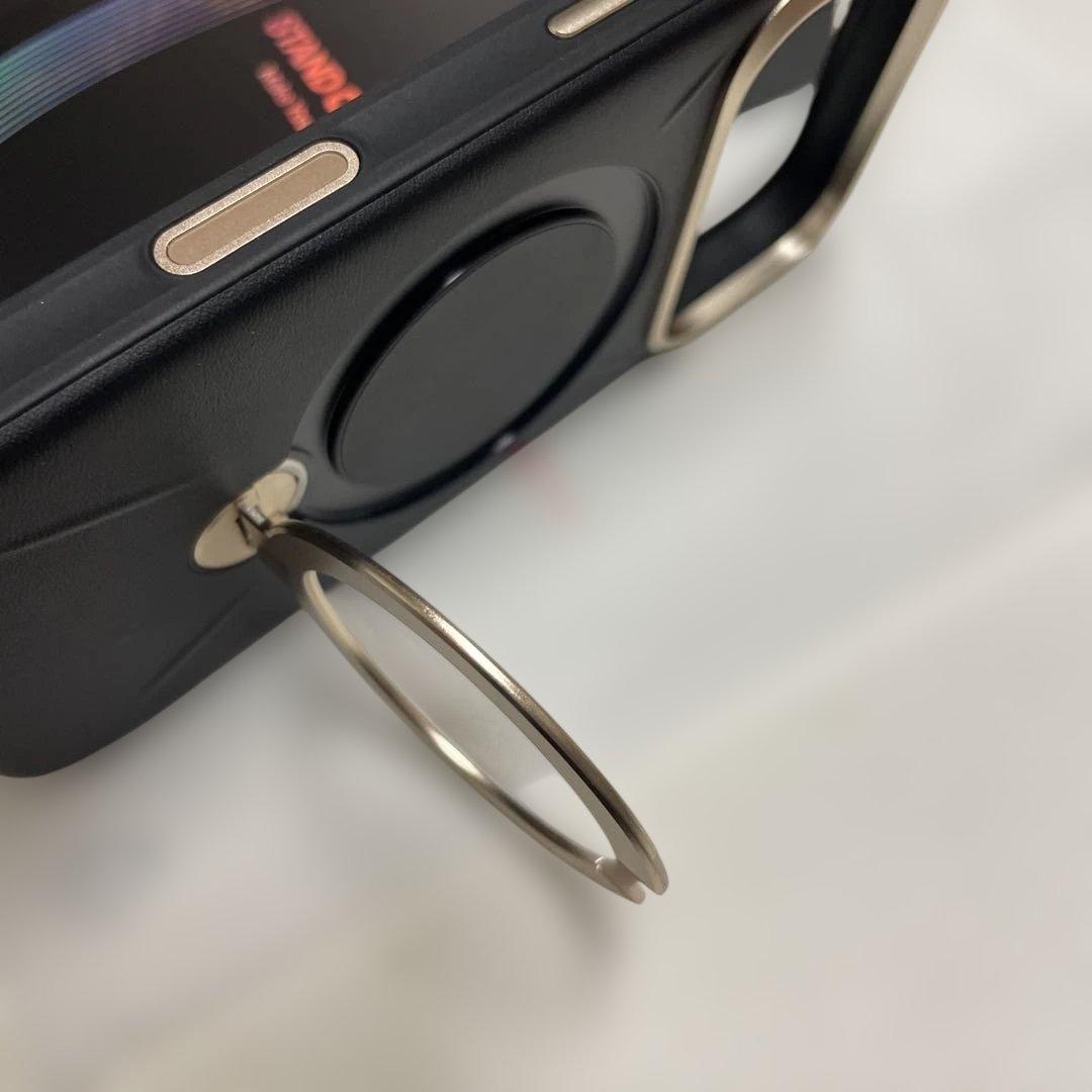 TORRAS iPhone 17Proケース 新感覚レザー 360°定点回転