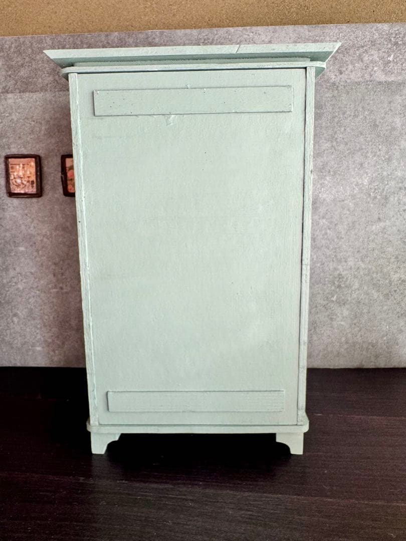 ミニチュアクローゼット　ブライス　リカちゃん　木製クローゼット1/6スケール