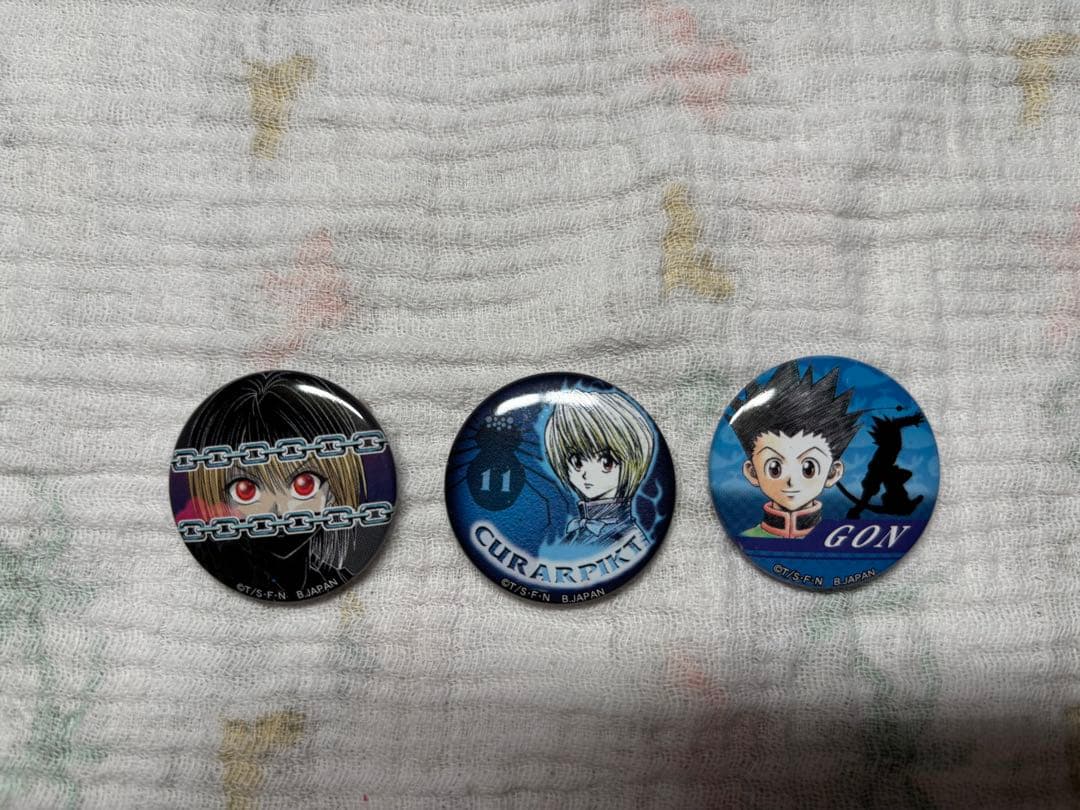 HUNTER×HUNTER 旧アニメ版 ティンバッジ 缶バッジ まとめ売り