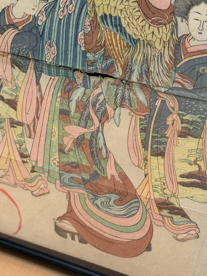 【真作】浮世絵　芸者/花魁