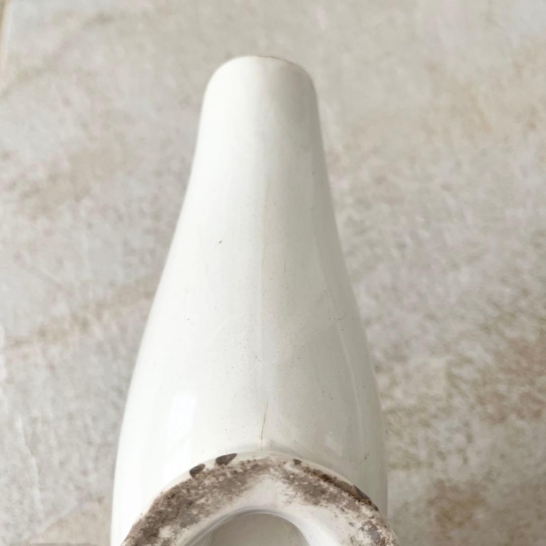 【訳あり品】フランスアンティーク　ソーシエール　白鳥