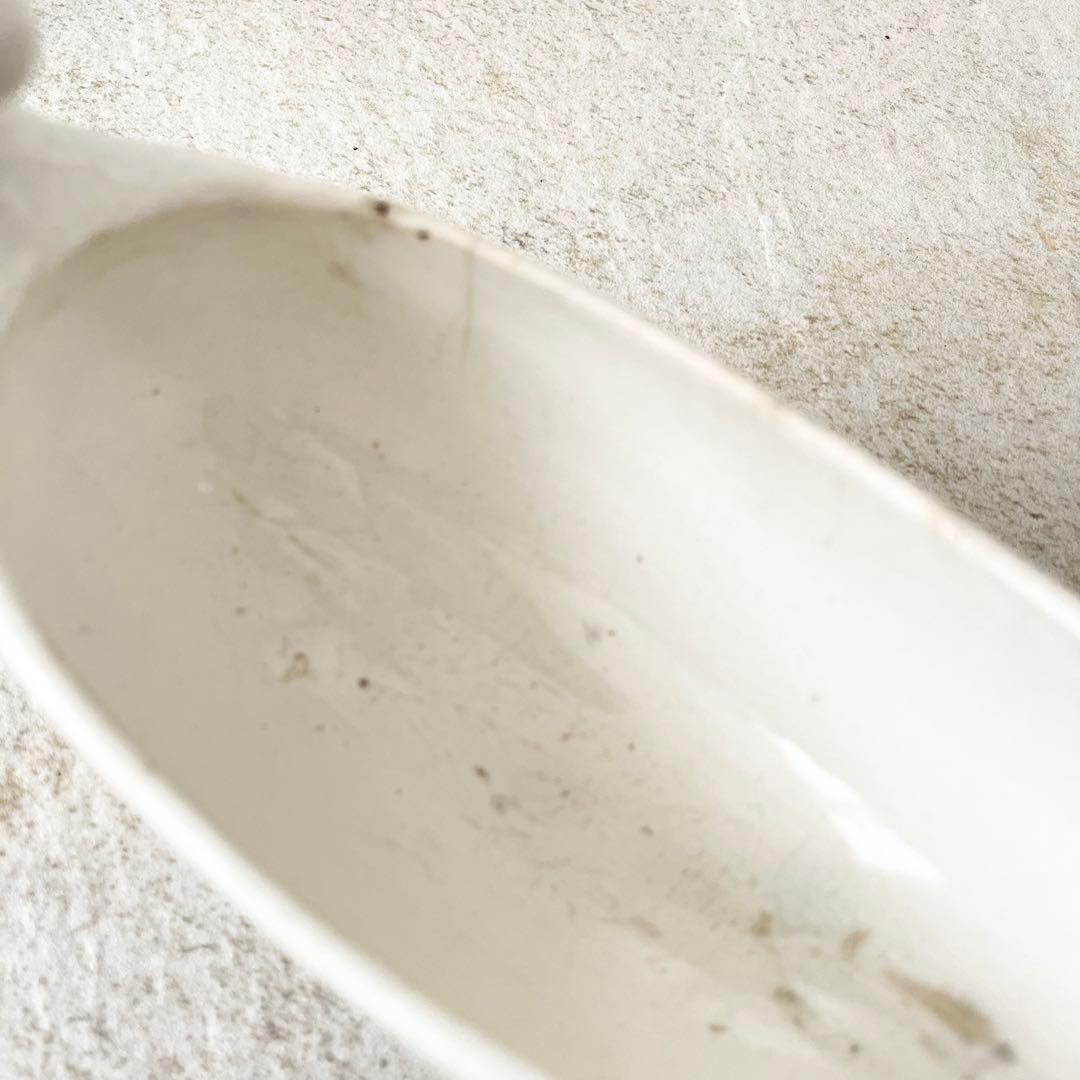 【訳あり品】フランスアンティーク　ソーシエール　白鳥