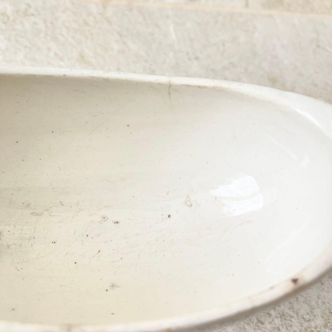 【訳あり品】フランスアンティーク　ソーシエール　白鳥