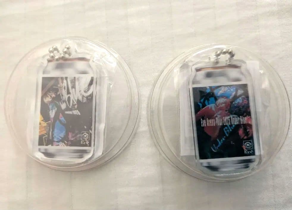 Eve　ラベル缶　ステッカー　当たりアクキーセット